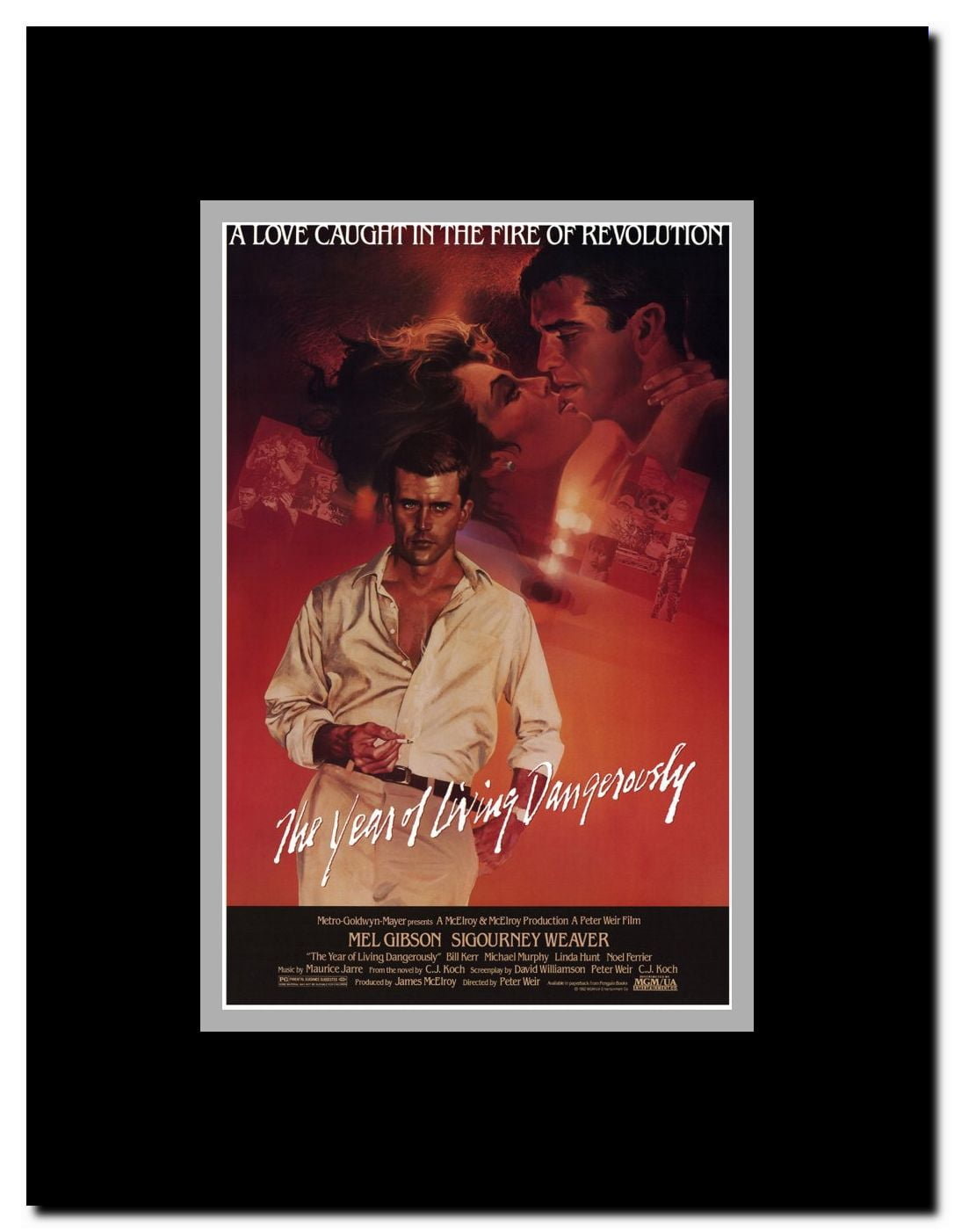The Year of Living Dangerously Framed Movie Poster