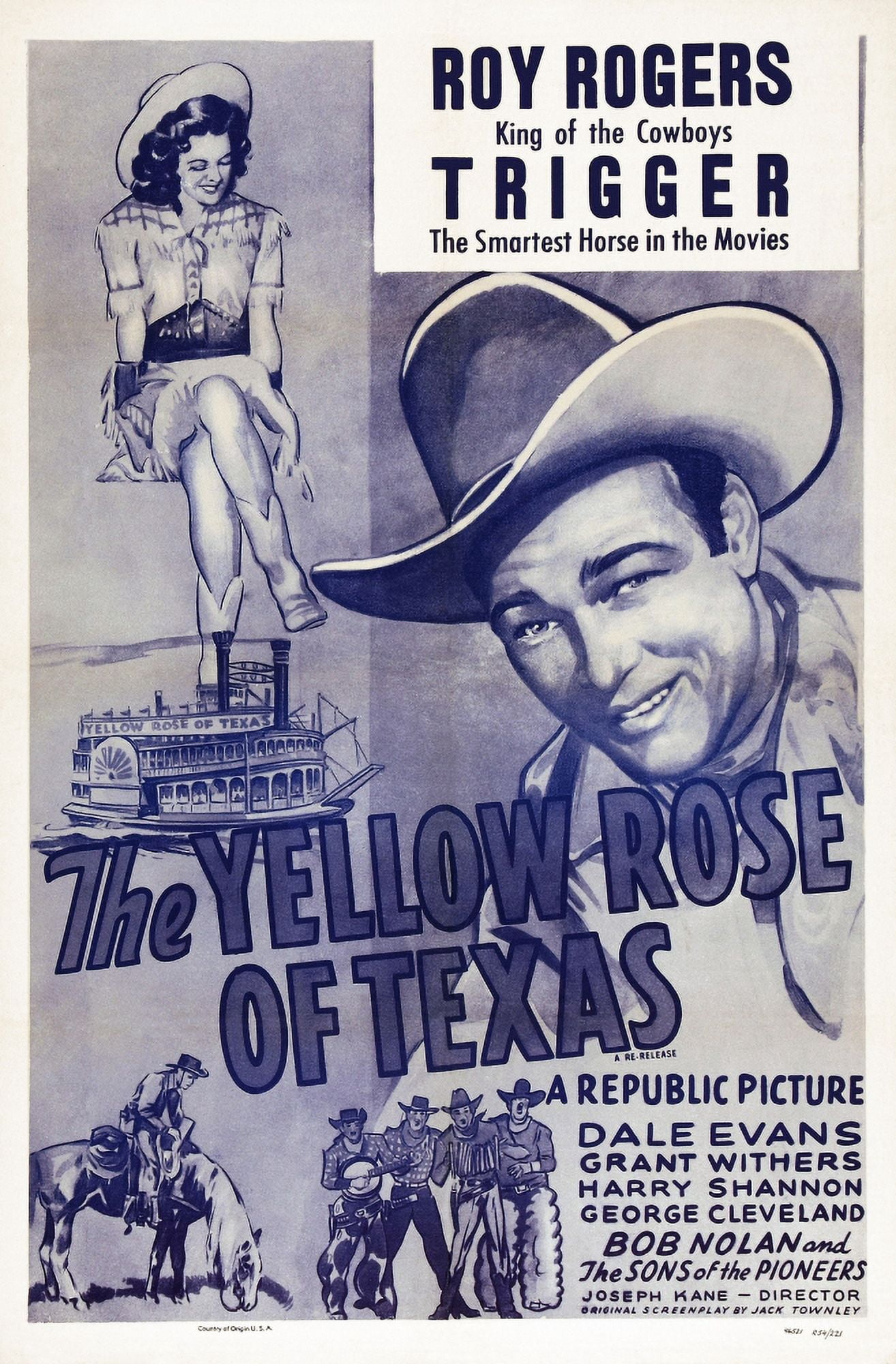 The Yellow Rose Of Texas U Canvas Art - (11 x 17)