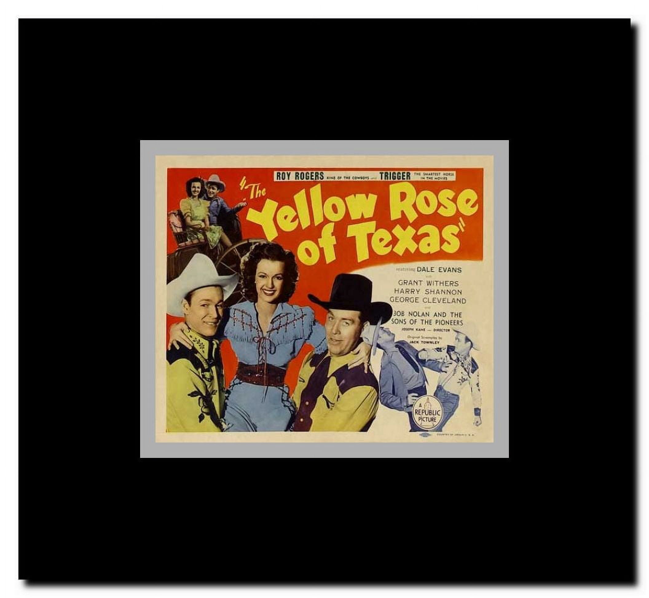 The Yellow Rose of Texas Framed Movie Poster