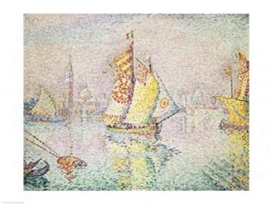 The Yellow Sail Venice 1904 Canvas Art - Paul Signac (36 x 24)