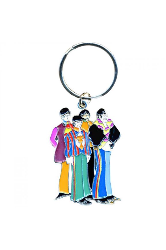 The Yellow Submarine Band Keychain, Multi Color