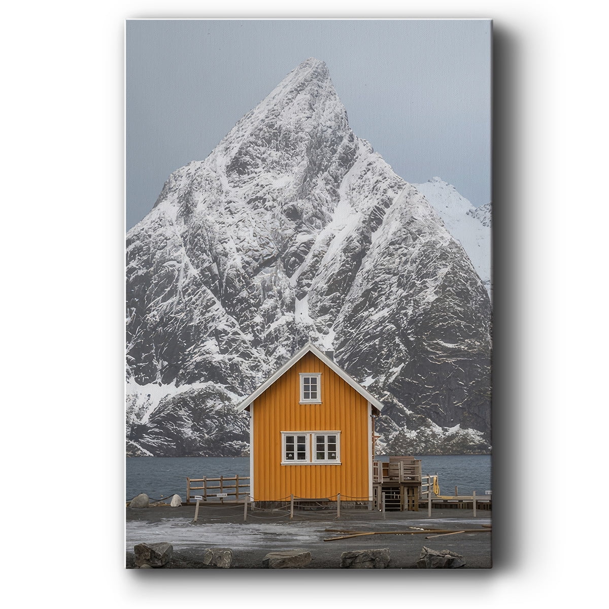 The Yellow Village III- Gallery Wrapped Canvas