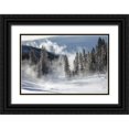 thumbnail image 1 of The Yellowstone Collection 14x11 Black Ornate Wood Framed with Double Matting Museum Art Print Titled - Obsidian Creek, Yellowstone National Park, 1 of 4
