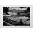 thumbnail image 1 of The Yellowstone Collection 14x11 White Modern Wood Framed Museum Art Print Titled - Early Morning at Trout Lake, Yellowstone National Park, 1 of 4