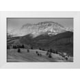 thumbnail image 1 of The Yellowstone Collection 14x11 White Modern Wood Framed Museum Art Print Titled - Spring Snow, Lamar Valley, Yellowstone National Park, 1 of 4