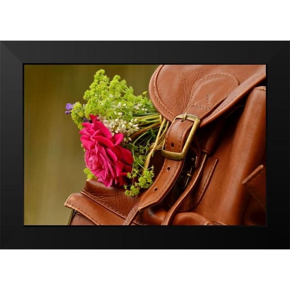 The Yellowstone Collection 18x13 Black Modern Framed Museum Art Print Titled - Saddle Blooms