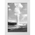 thumbnail image 1 of The Yellowstone Collection 23x32 White Modern Wood Framed Museum Art Print Titled - Old Faithful, Yellowstone National Park, 1 of 4