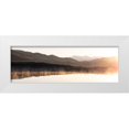 thumbnail image 1 of The Yellowstone Collection 24x11 White Modern Wood Framed Museum Art Print Titled - Steam from Ephemeral Ponds, Yellowstone National Park, 1 of 4