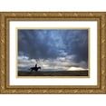 thumbnail image 1 of The Yellowstone Collection 32x23 Gold Ornate Wood Framed with Double Matting Museum Art Print Titled - Plains Rider, 1 of 4
