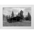 thumbnail image 1 of The Yellowstone Collection 32x23 White Modern Wood Framed Museum Art Print Titled - Hellroaring Station, Yellowstone National Park, 1 of 4