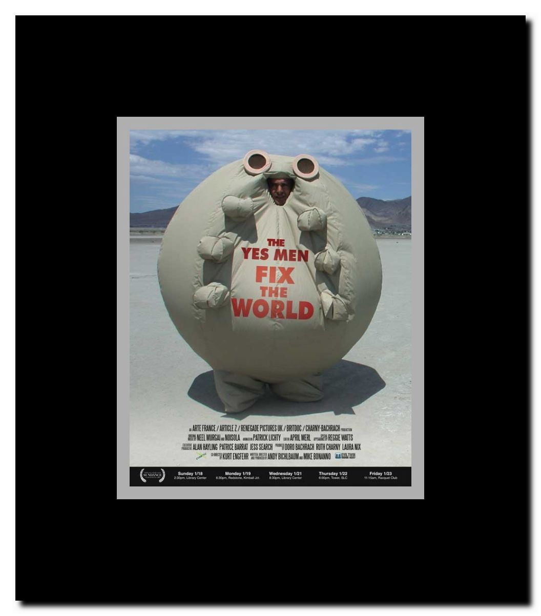 The Yes Men Fix the World Framed Movie Poster