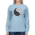 thumbnail image 1 of The Ying And Yang Of Butterflies Sweatshirt Women -Smartprints Designs, Female Small, 1 of 4