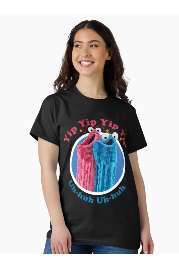 The Yip Yips Sesame Street Muppets Vintage T-Shirt Retro Alien Characters Graphic Tee Classic Nostalgia Shirt