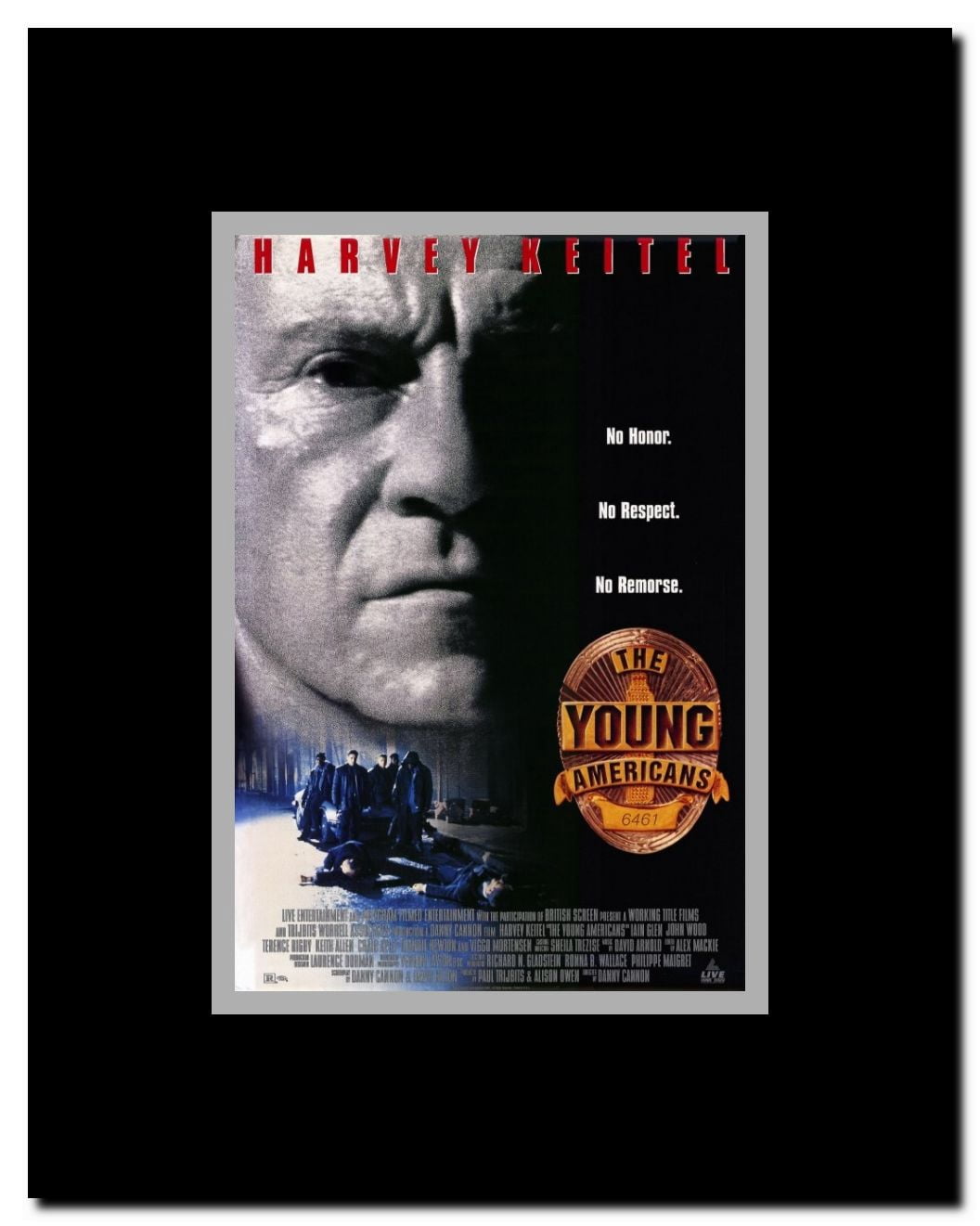 The Young Americans Framed Movie Poster