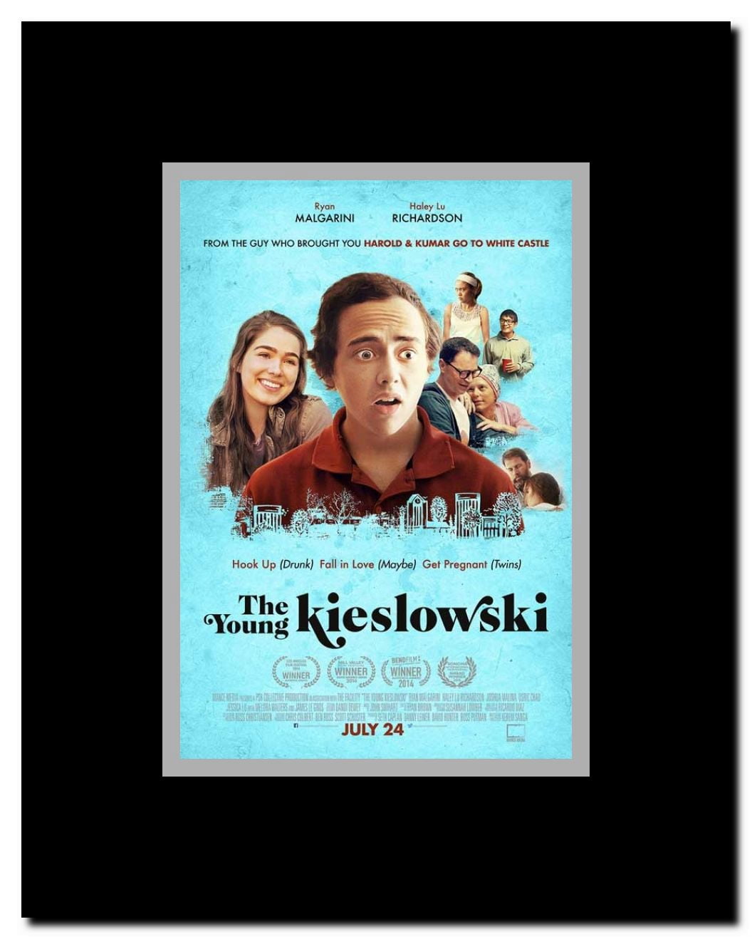 The Young Kieslowski Framed Movie Poster