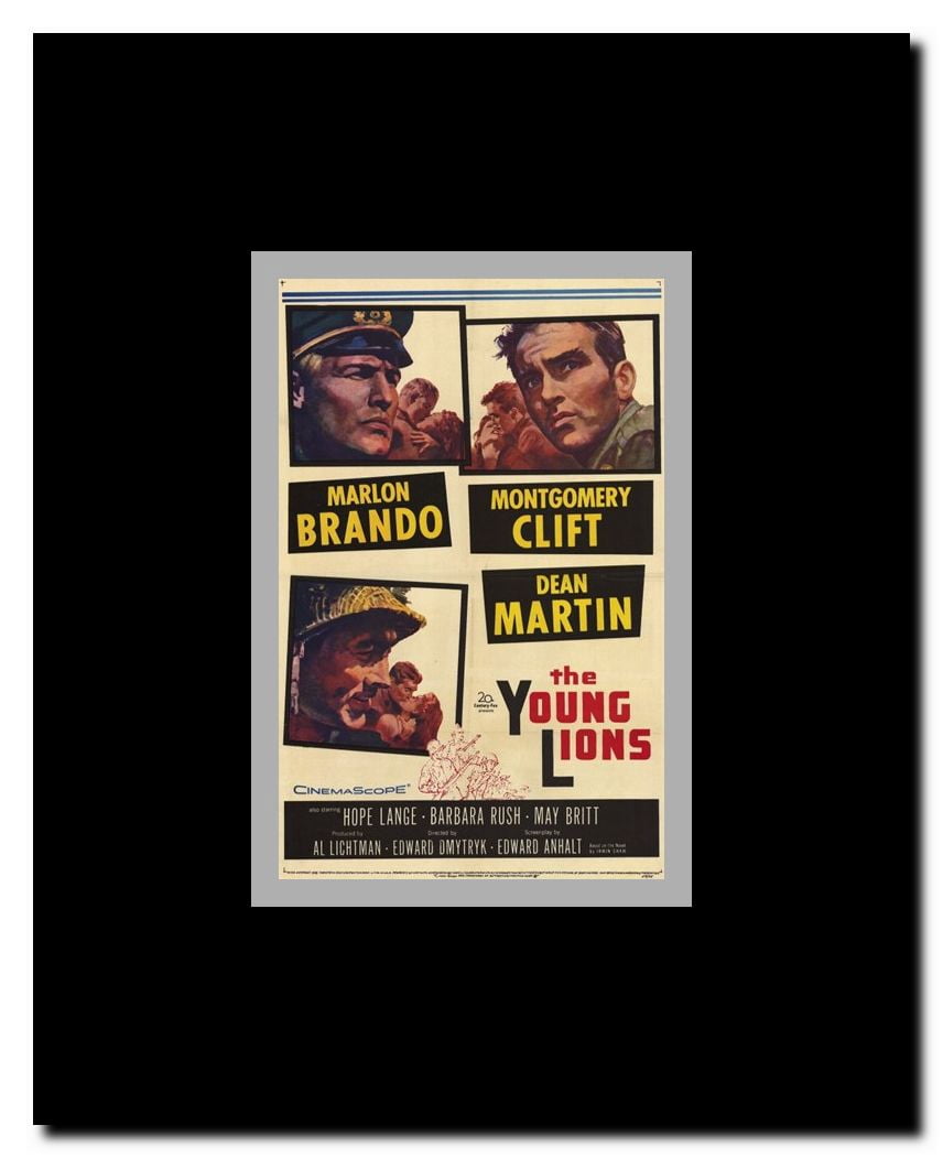 The Young Lions Framed Movie Poster
