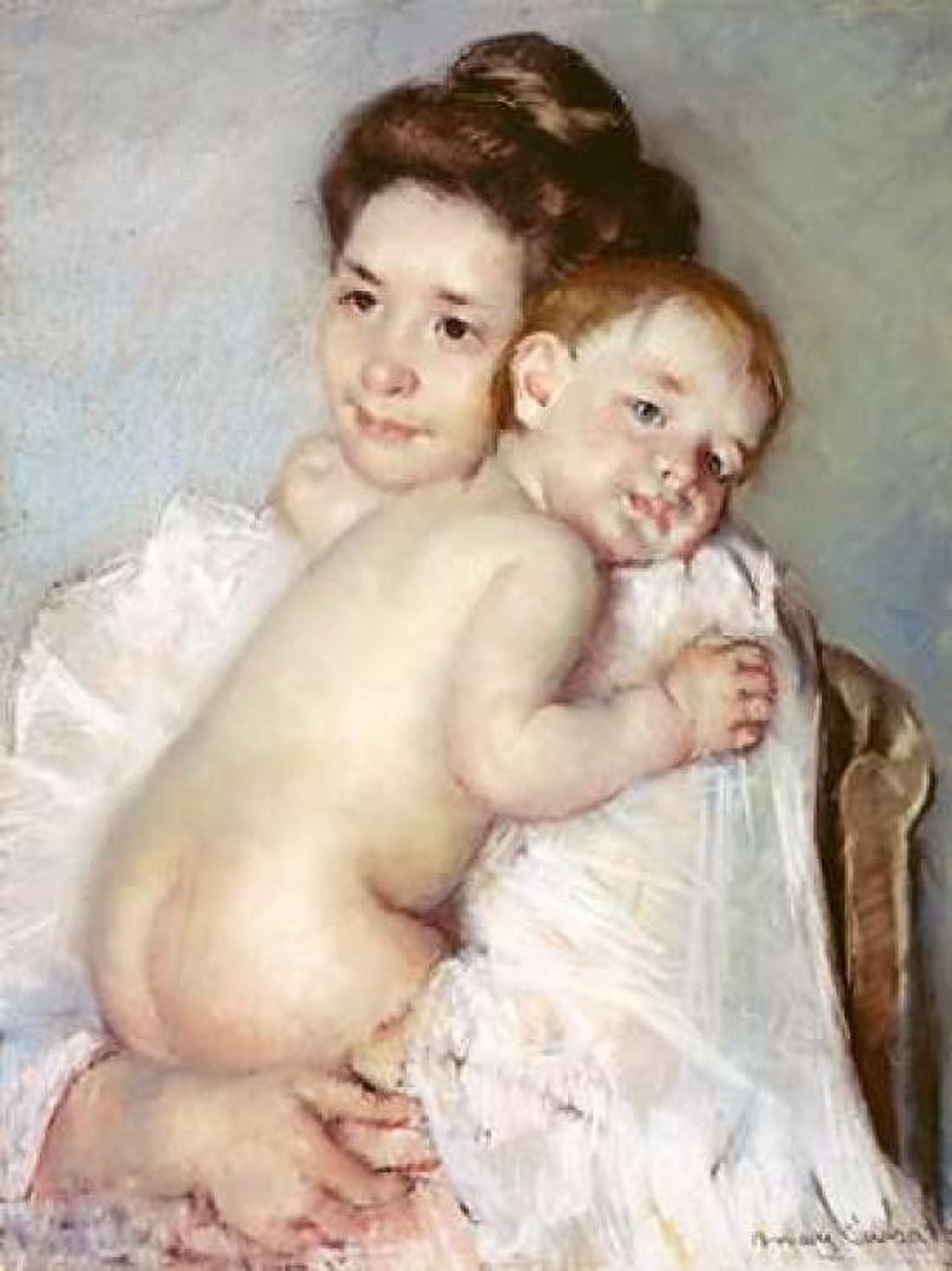 The Young Mother Canvas Art - Mary Cassatt (18 x 24)