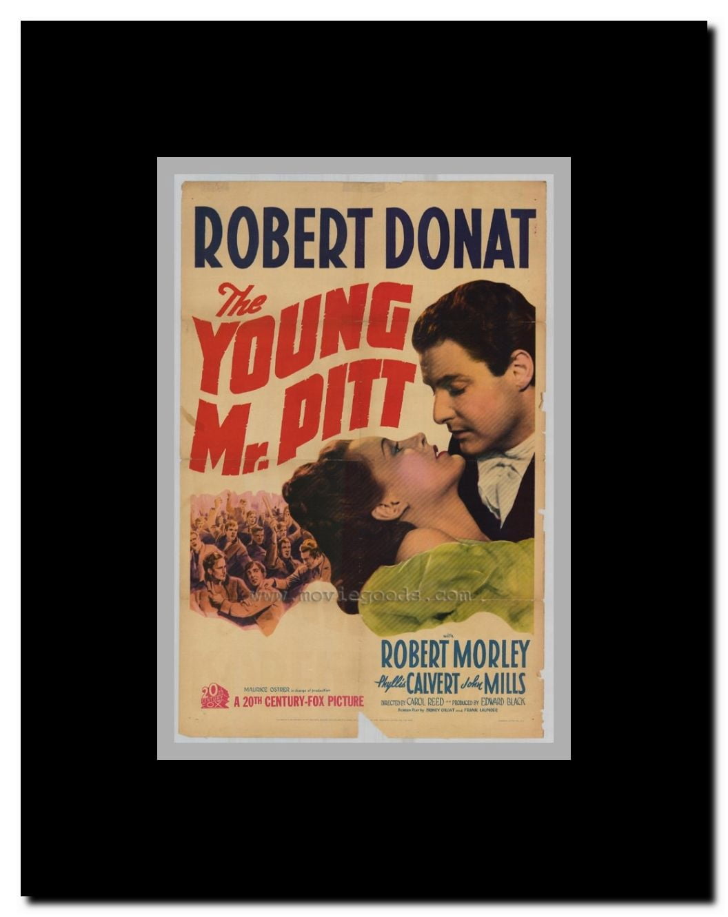 The Young Mr. Pitt Framed Movie Poster