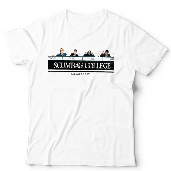 The Young Ones Scumbag Collage Funny Retro British TV Humor Graphic Unisex T-Shirt, up to size 5XL