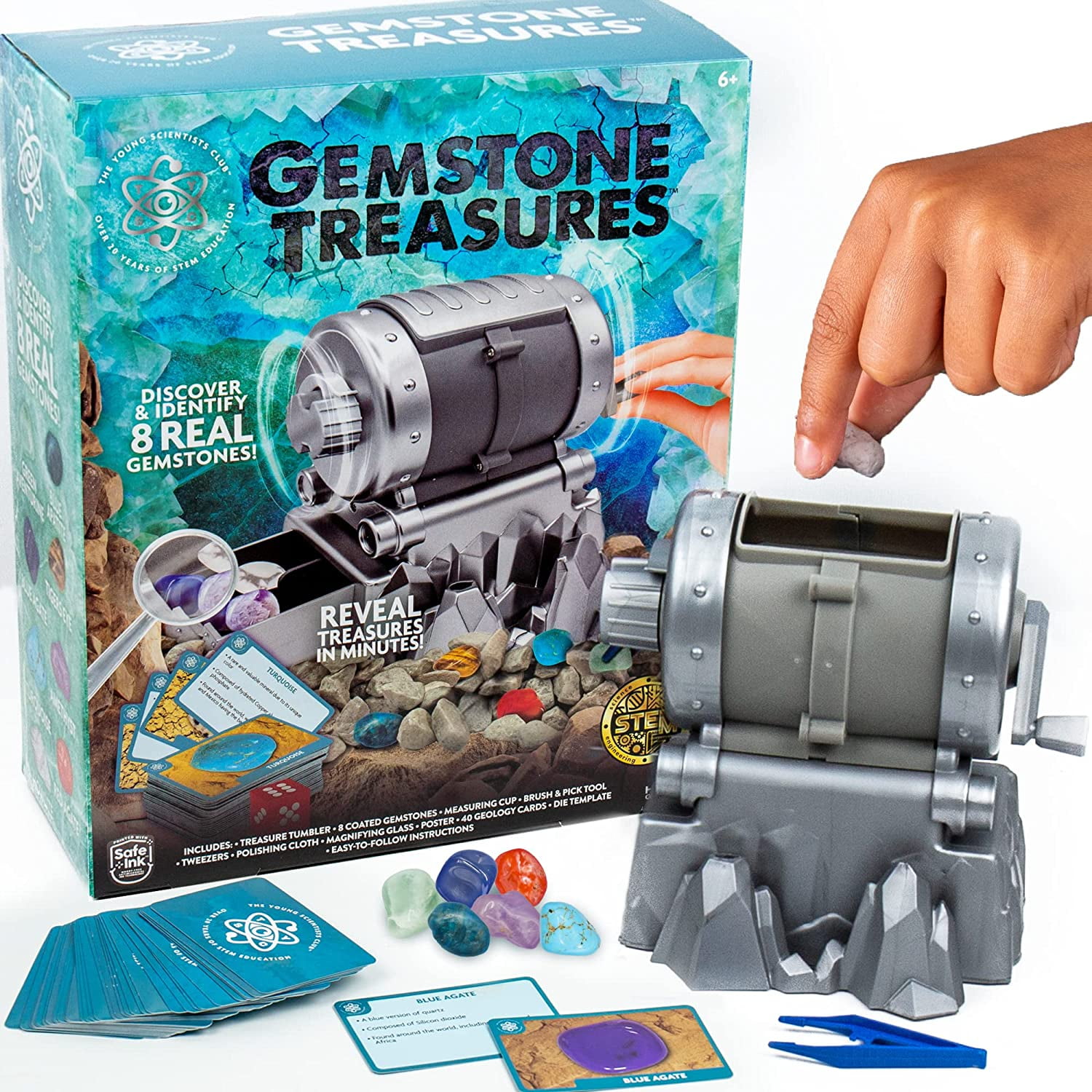 The Young Scientists Club Gemstone Treasures, Boys and Girls, Child, Ages 6+