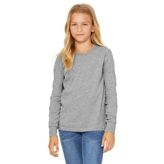 The Youth Jersey Long-Sleeve T-Shirt - ATHLETIC HEATHER - M