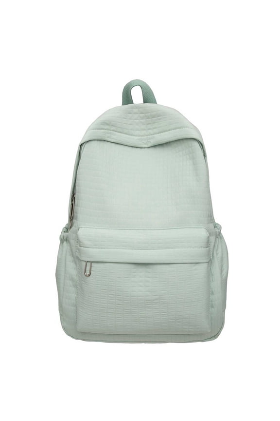 Style Korean Themed Checkered Casual Large Capacity Backpack For Junior Senior High School Students Daily Commute Business Campus