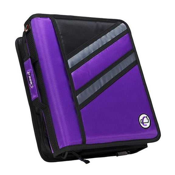 The Z Zippered Binder, 1.5 in. - Purple