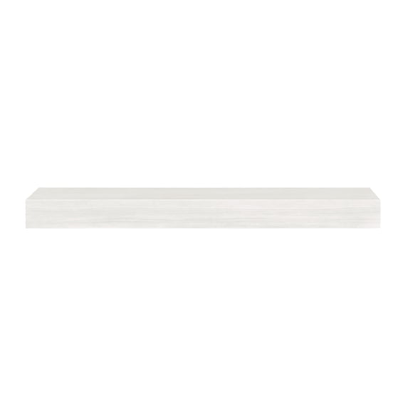 The Zachary 48" Non-Combustible Mantel Shelf Whitewash Finish