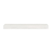 The Zachary 60" Non-Combustible Mantel Shelf Whitewash Finish
