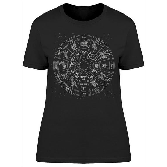 The Zodiac Circle T-Shirt Women -Image by Shutterstock, Female Large