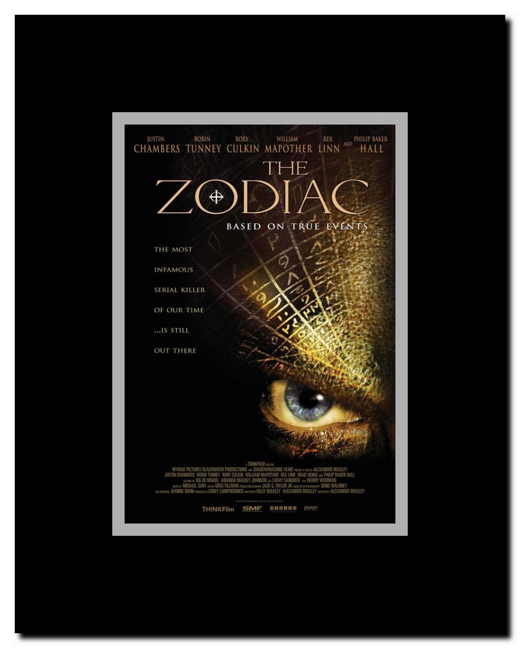 The Zodiac Framed Movie Poster