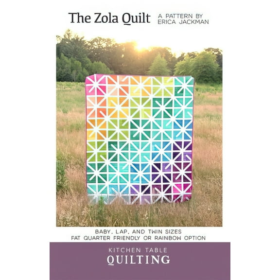 The Zola Quilt Pattern by Kitchen Table Quilting