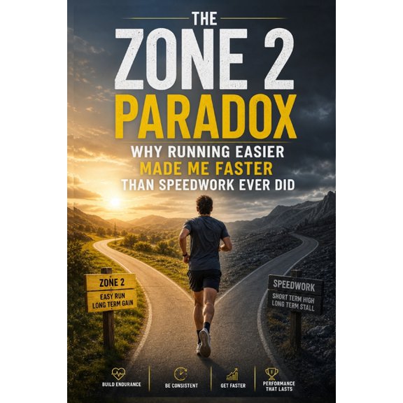 The Zone 2 Paradox: Why Running Easier Made Me Faster Than Speedwork Ever Did, (Paperback)