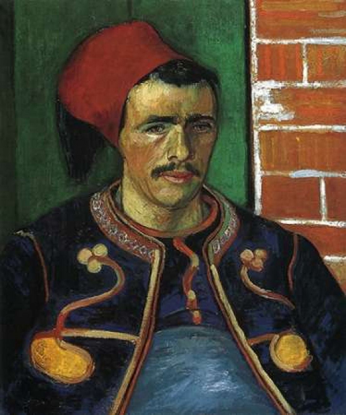 The Zouave Canvas Art - Vincent Van Gogh (20 x 24)