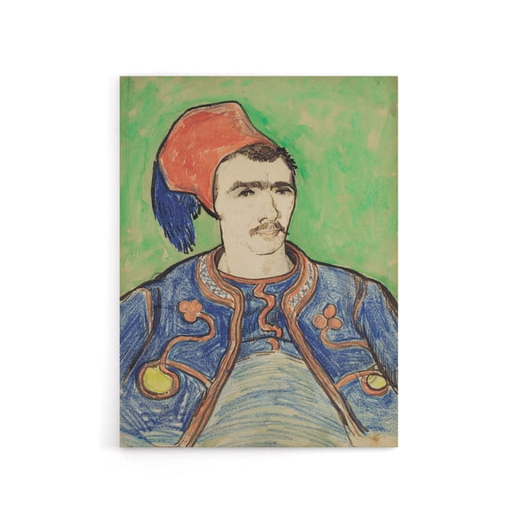 The Zouave Infantryman Van Gogh Vintage Canvas Wall Art 12X16"