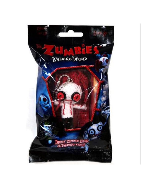 The Zumbies: Walking Thread Lucky Zombie Doll & Trading Card Keychain - Spencer