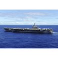 thumbnail image 1 of The aircraft carrier USS Abraham Lincoln transits across the Pacific Ocean Poster Print, 1 of 2