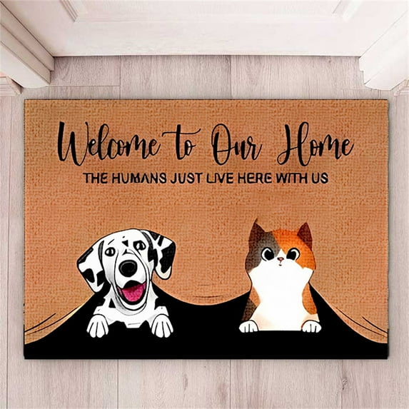 The anti-skid mat at the pet entrance feels warm every time I go home Pet Welcome Carpet C Flock - 1X Carpet