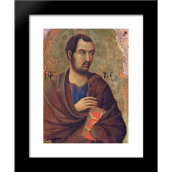 The apostle Thaddeus 20x24 Framed Art Print by Duccio