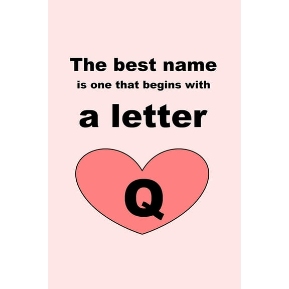 The best name is one that begins with a letter Q (Paperback)
