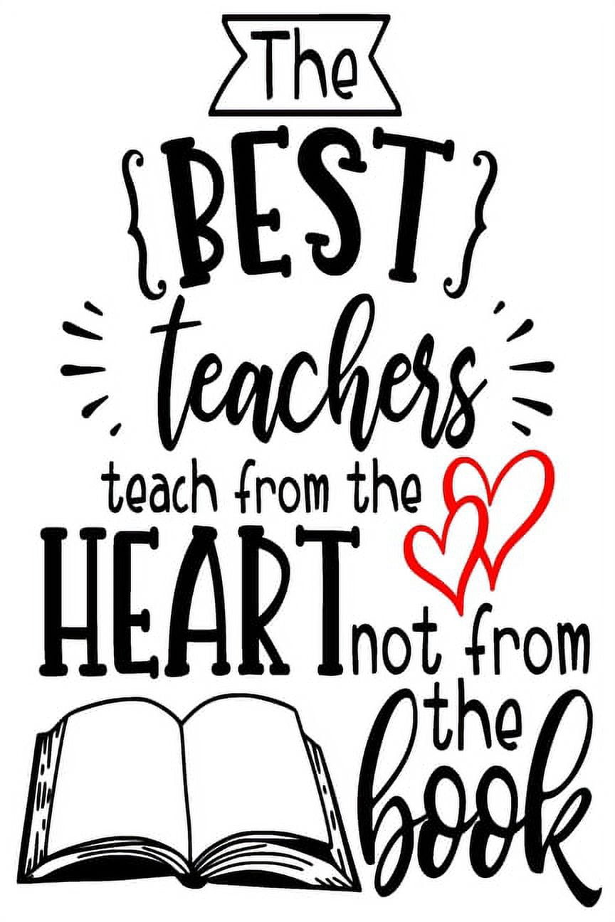 The best teachers teach from the heart not from the book : dotted Gift ...