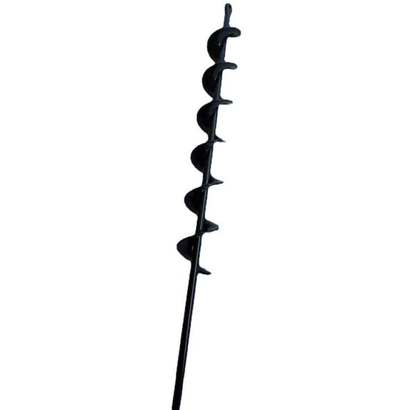 The black auger twist drill bit for garden planting earth digger 50mm  450mm.