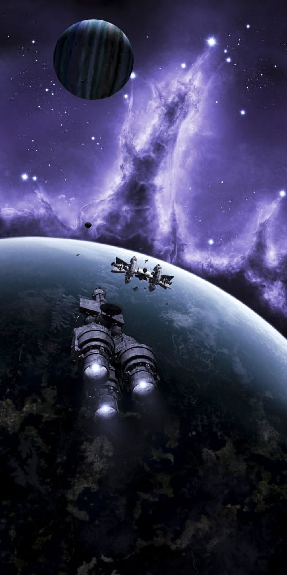 The blockade runner Treacherous Patronage nears its destination Canvas Art - Brian ChristensenStocktrek Images (10 x 20)