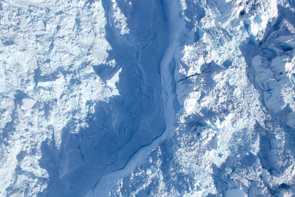 The calving front of the Jakobshavn glacier Canvas Art - Stocktrek Images (34 x 23)