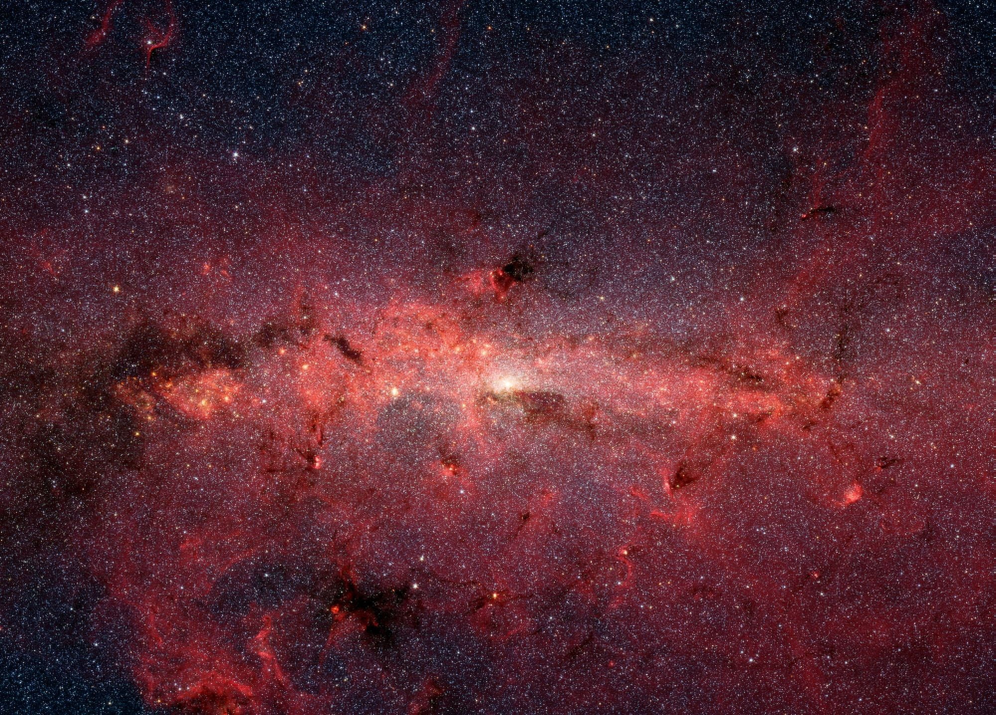 The center of the Milky Way Galaxy Canvas Art - Stocktrek Images (33 x 24)