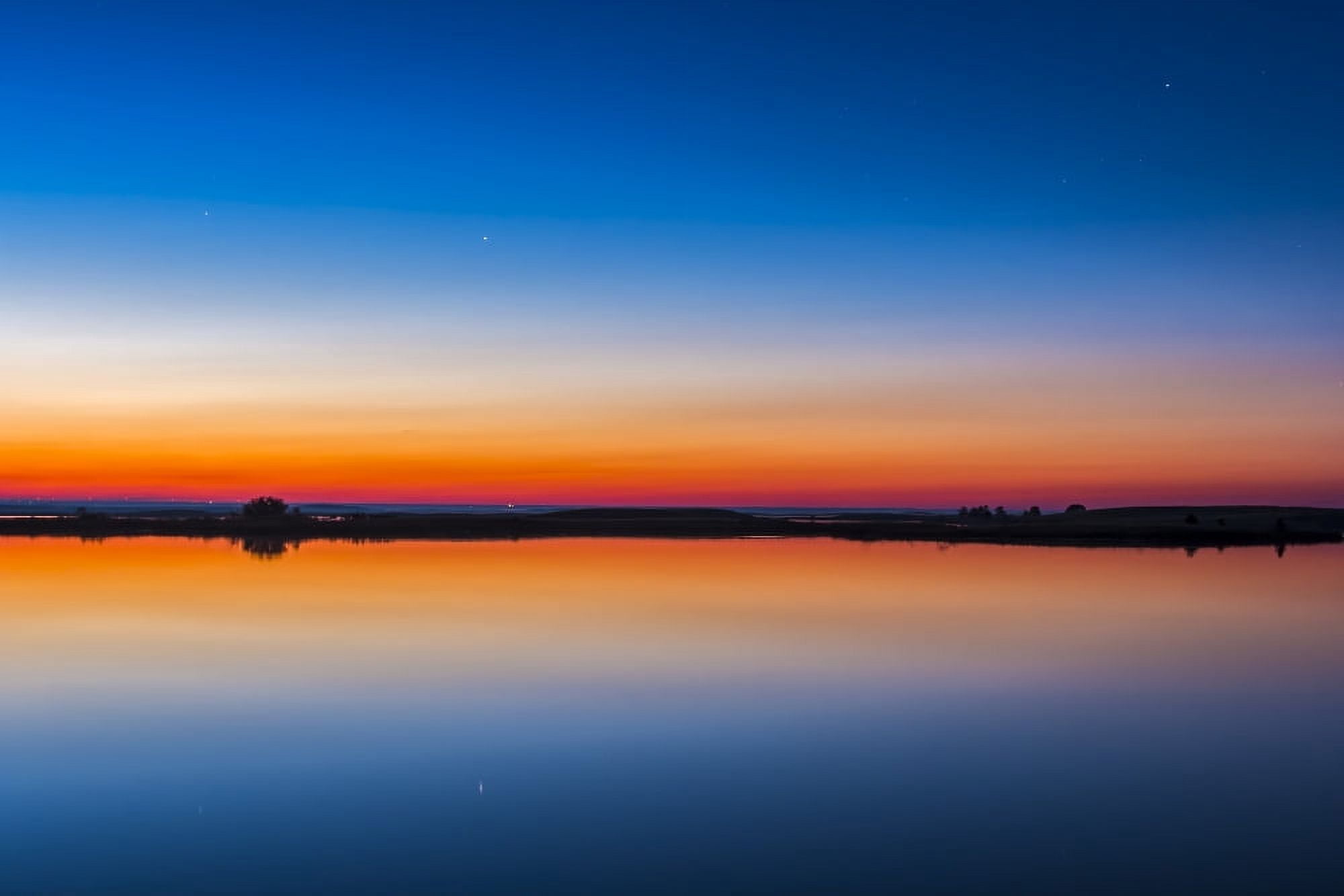 The circumpolar star Capella Crawling Lake reservoir Alberta Canada Canvas Art - Alan DyerStocktrek Images (18 x 12)