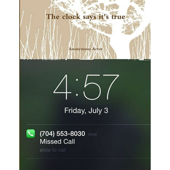 The clock says it's true, (Paperback)