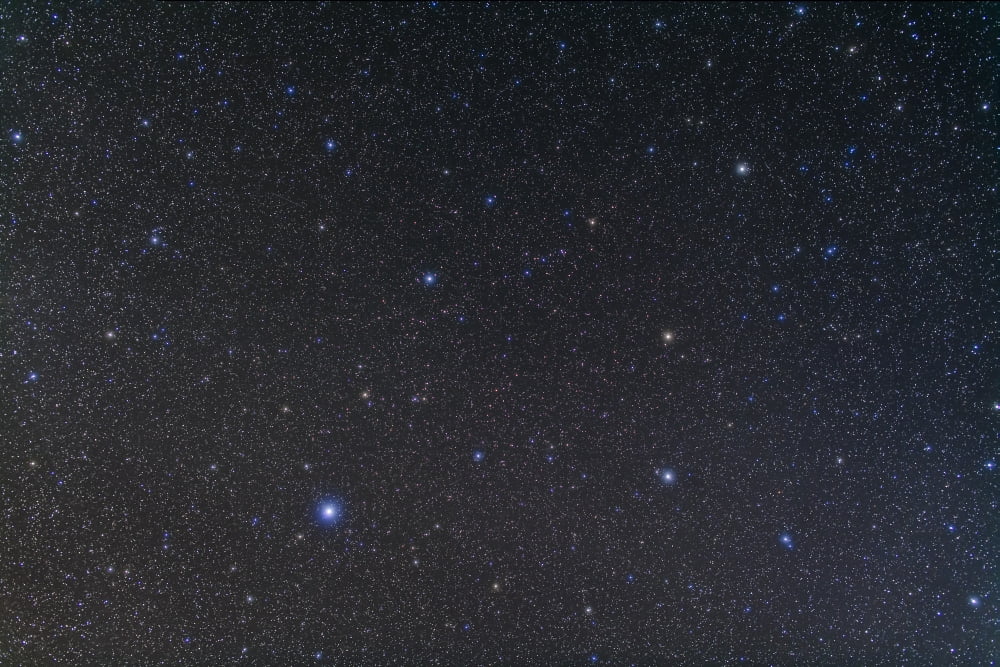 The constellation of Virgo Canvas Art - Alan DyerStocktrek Images (35 x 23)
