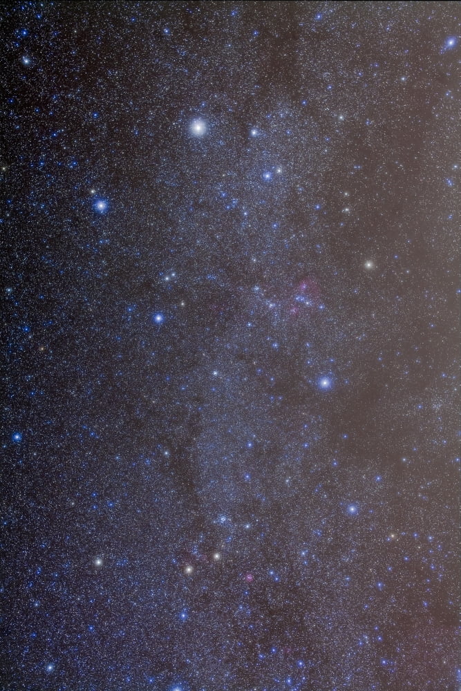 The constellations of Auriga and southern Gemini Canvas Art - Alan DyerStocktrek Images (12 x 18)