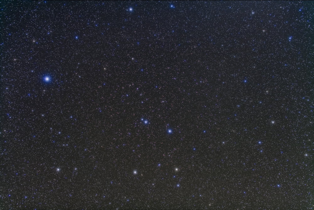 The constellations of Corvus and Crater with nearby deep sky objects Canvas Art - Alan DyerStocktrek Images (18 x 12)